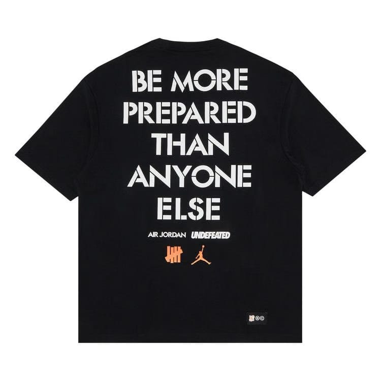 Air Jordan x Undefeated Strikes T-Shirt Black