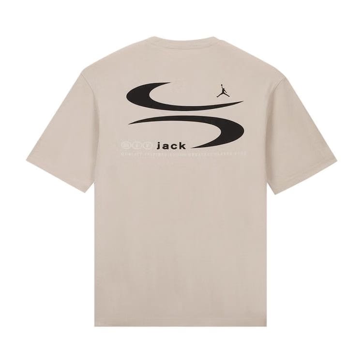 Air Jordan x Travis Scott Logo T-Shirt Light Bone