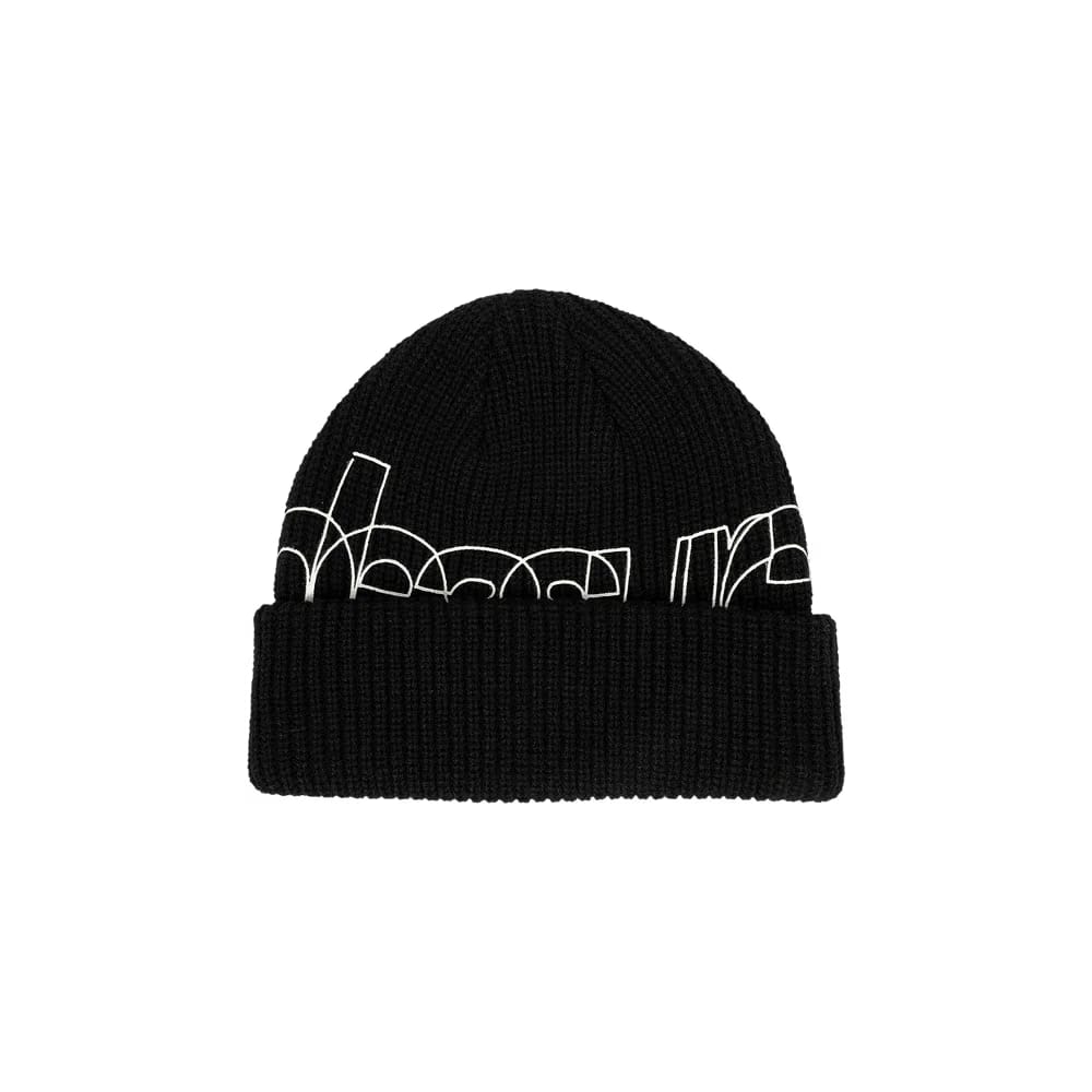 Pleasures Outline Beanie Black