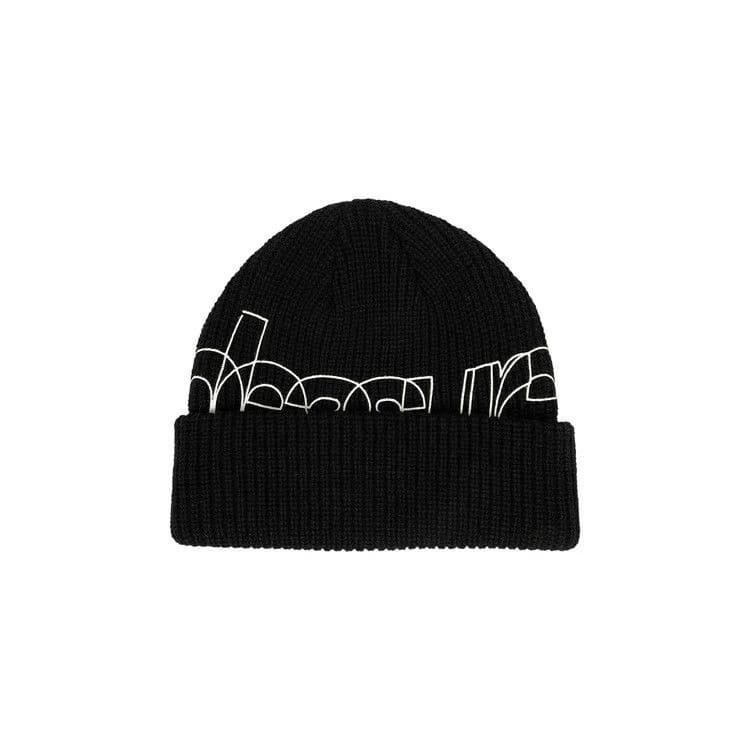 Pleasures Outline Beanie Black