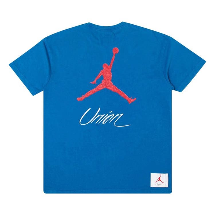 Air Jordan x Union NRG Vault AJ Flight Jumpman T-Shirt Blue