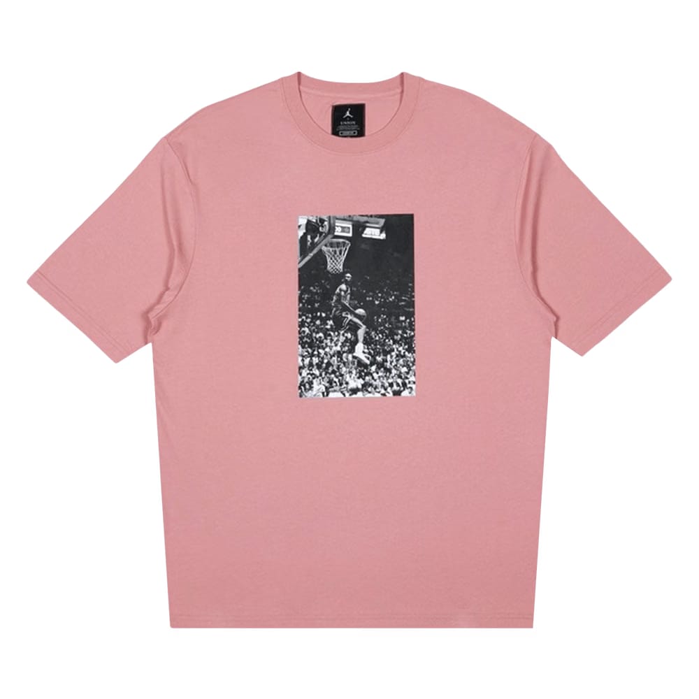 Air Jordan x Union LA Reverse Dunk T-Shirt Rust Pink