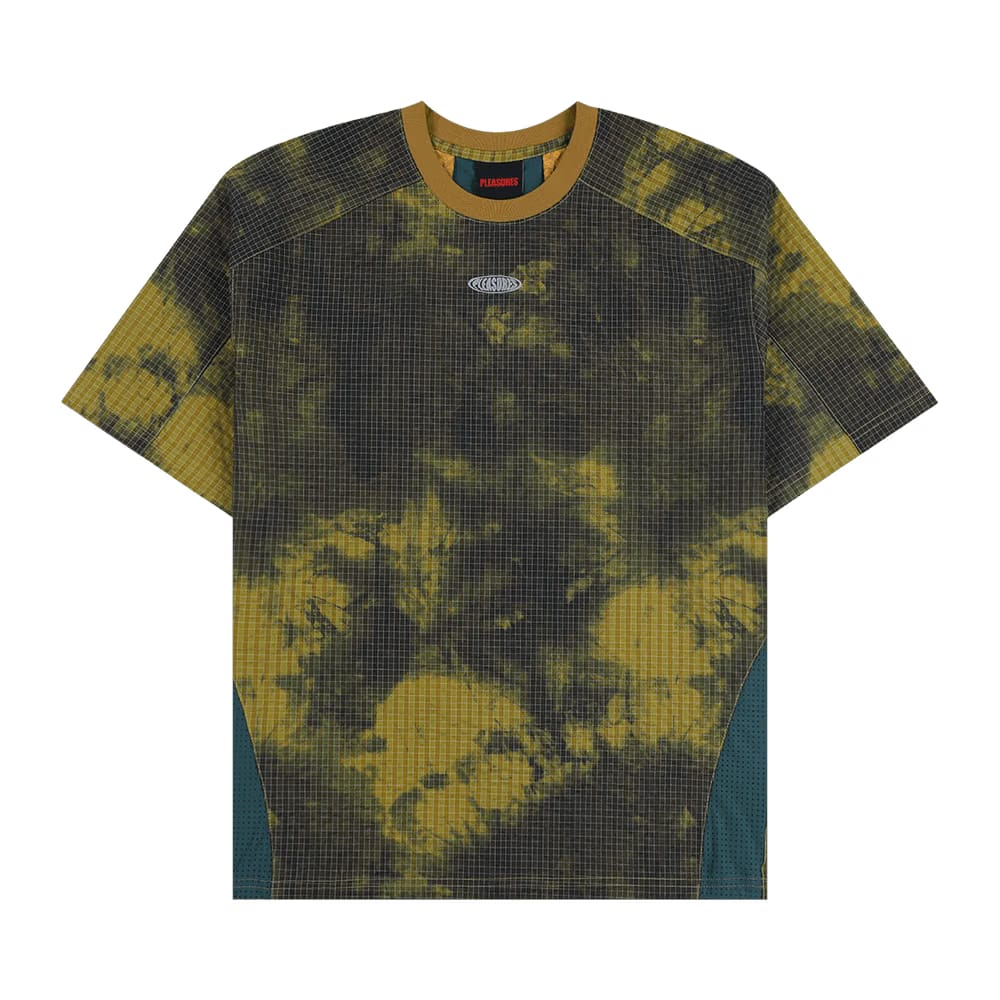 Pleasures Oval Tech Shirt Yellow/Green
