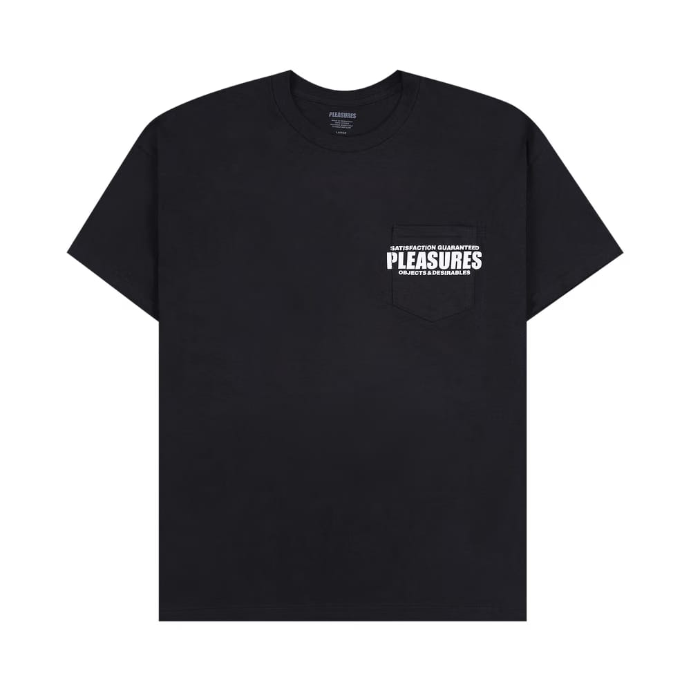 Pleasures Staff Pocket T-Shirt Black
