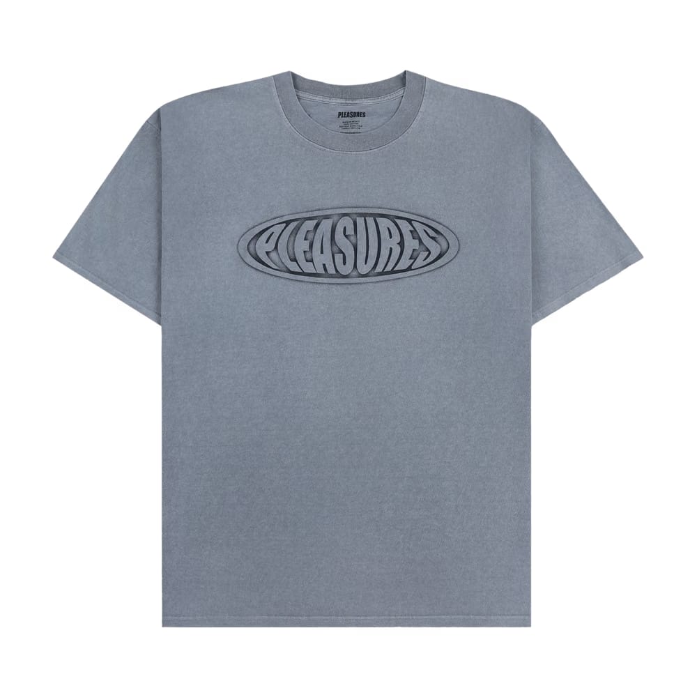 Pleasures Sandblast T-Shirt Dark Silver