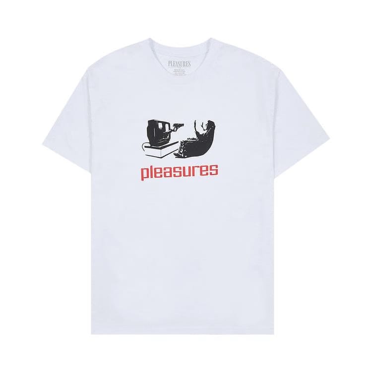 Pleasures TV T-Shirt White