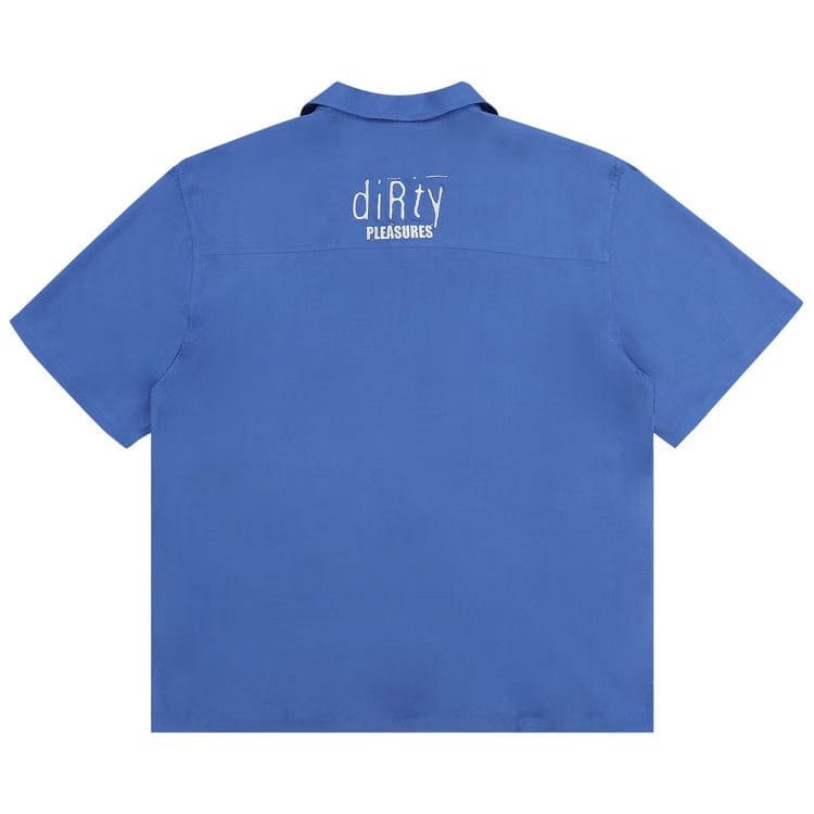 Pleasures Alien Camp Collar Shirt Blue