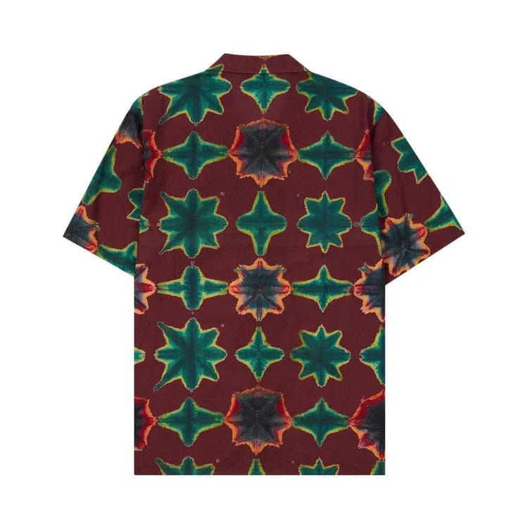 Pleasures Sulfur Shorts-Sleeve Button Up Red
