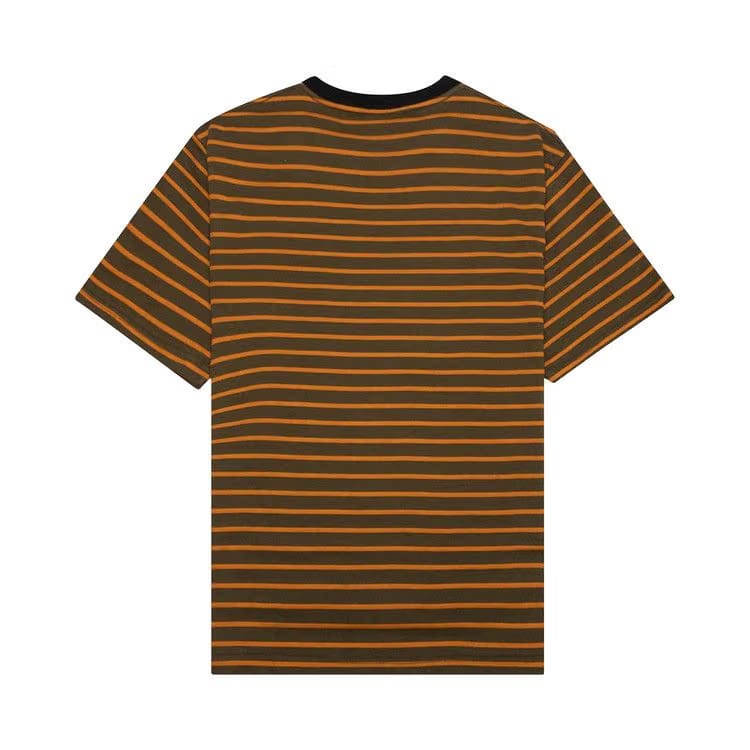Pleasures Sports Striped Shirt Orange