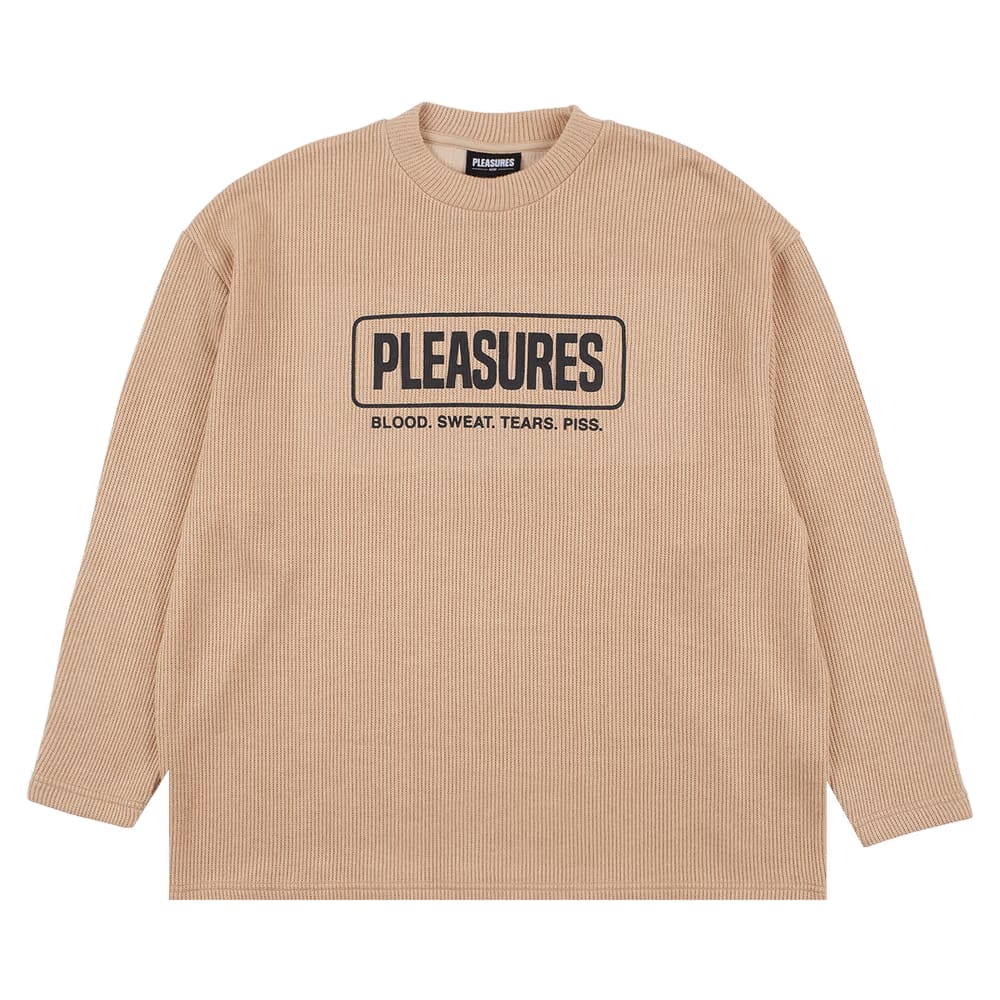 Pleasures Fresno Knit Long-Sleeve Tan