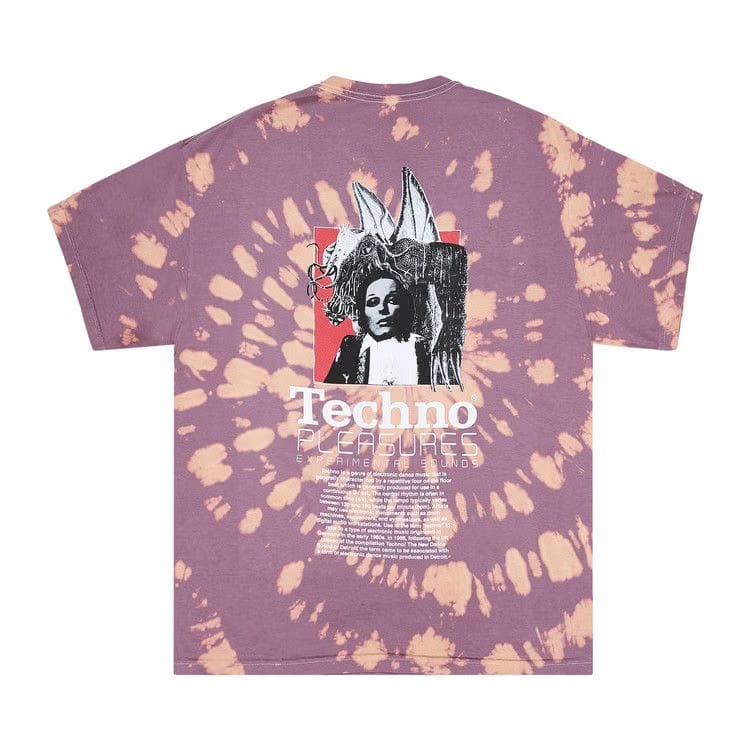 Pleasures Techno T-Shirt Orange Dye