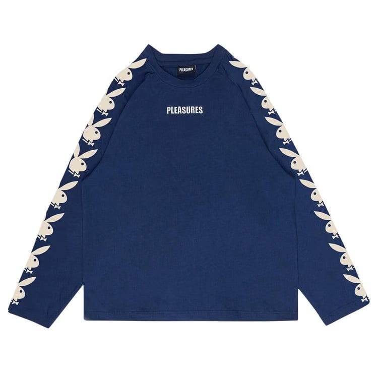 Pleasures PB Raglan Long-Sleeve Navy