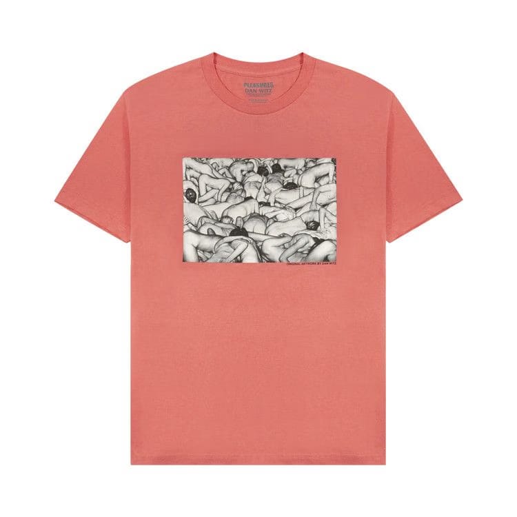 Pleasures Orgy T-Shirt Coral