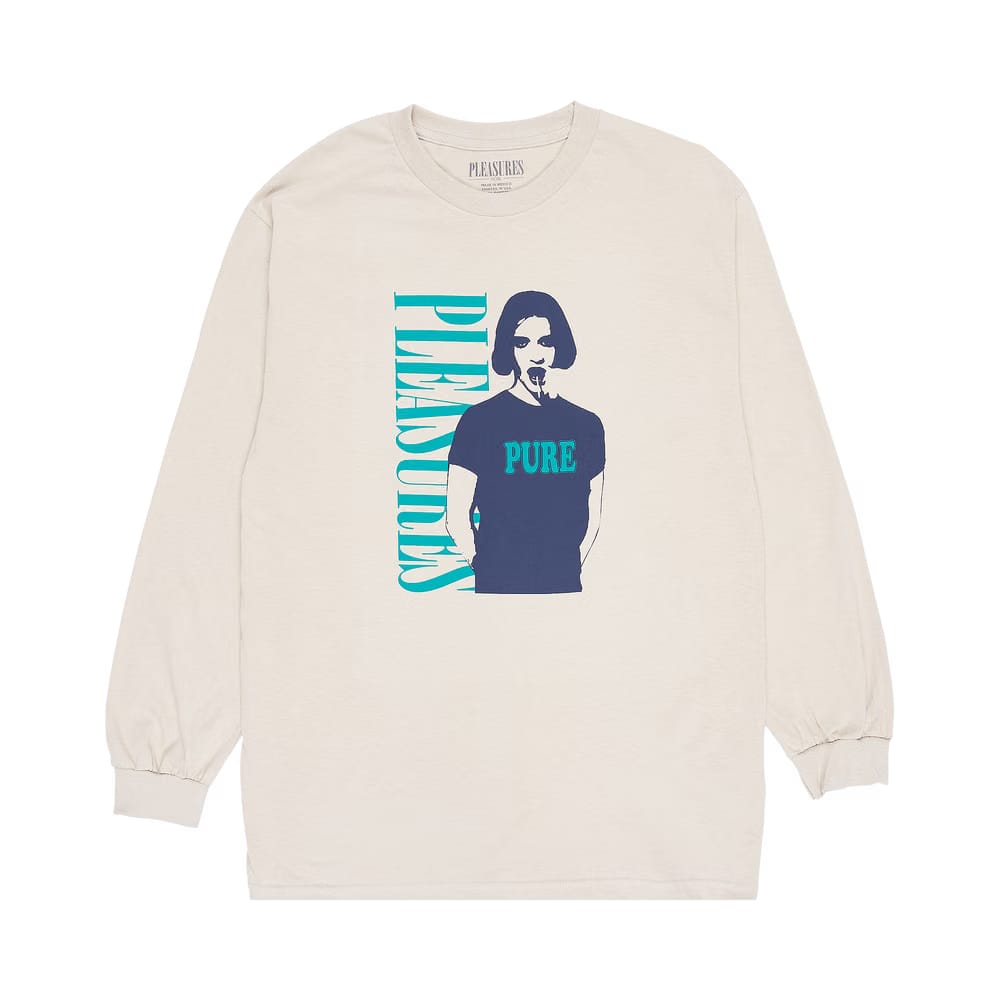 Pleasures Pure Long-Sleeve T-Shirt Sand