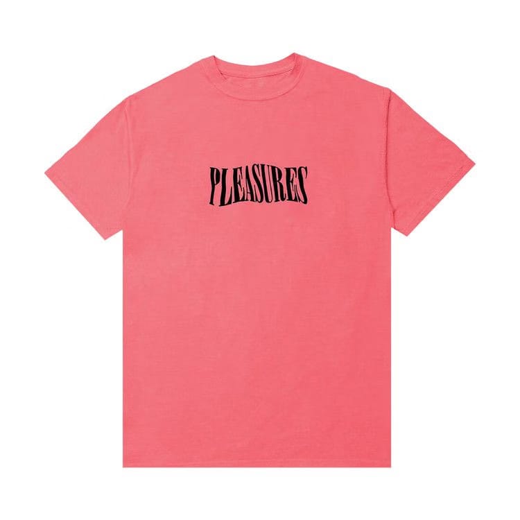 Pleasures Party Logo T-Shirt Coral