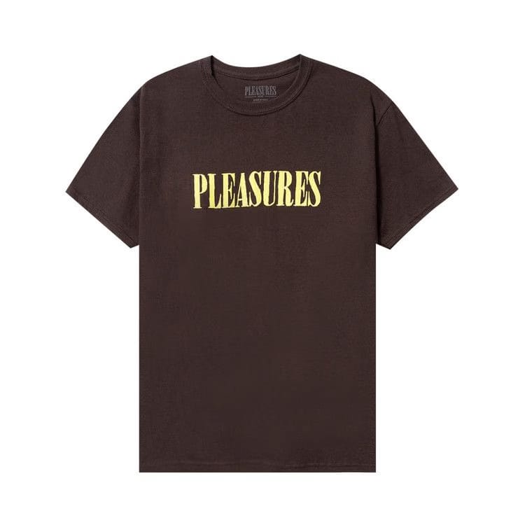 Pleasures Tickle Logo T-Shirt Brown