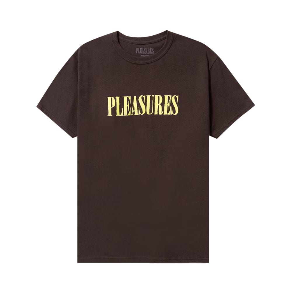 Pleasures Tickle Logo T-Shirt Brown