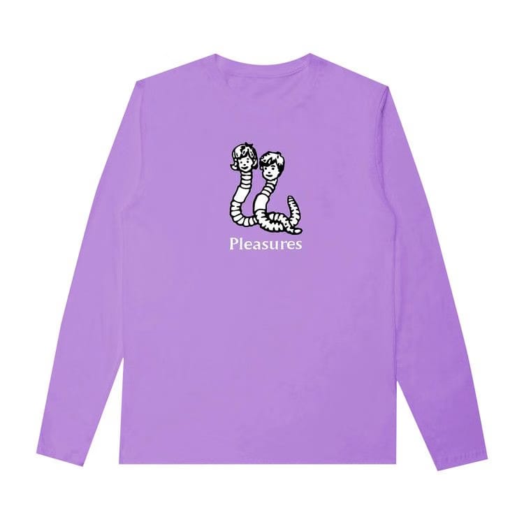 Pleasures Mud Pigment Long-Sleeve T-Shirt Violet