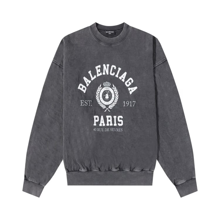 Balenciaga Regular Crewneck Black