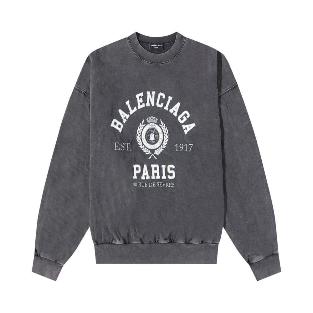 Balenciaga Regular Crewneck Black
