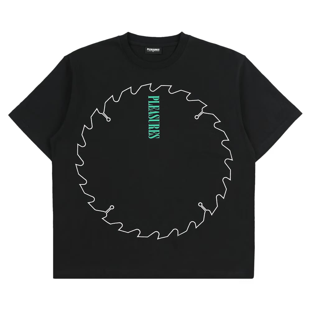 Pleasures Saw Heavyweight T-Shirt Black