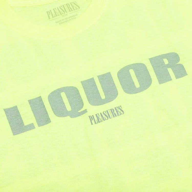 Pleasures Liquor T-Shirt Safety Green