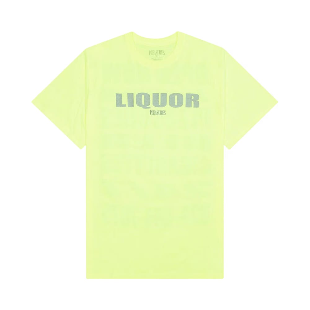 Pleasures Liquor T-Shirt Safety Green
