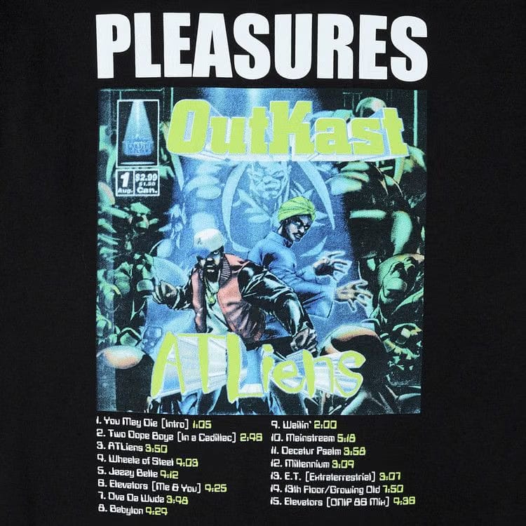 Pleasures Atliens T-Shirt Black
