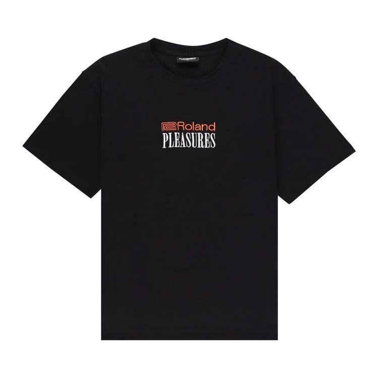 Pleasures x Roland Heavyweight T-Shirt Black