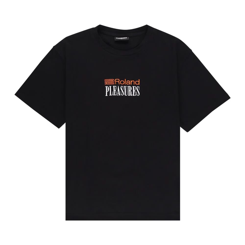 Pleasures x Roland Heavyweight T-Shirt Black