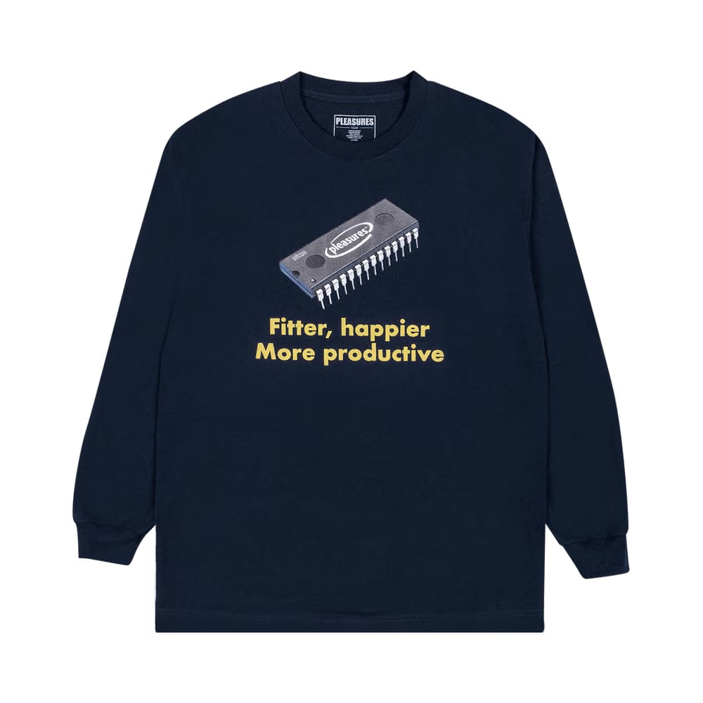 Pleasures Happier Long-Sleeve Harbor Blue