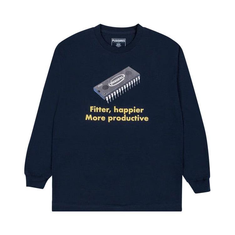 Pleasures Happier Long-Sleeve Harbor Blue