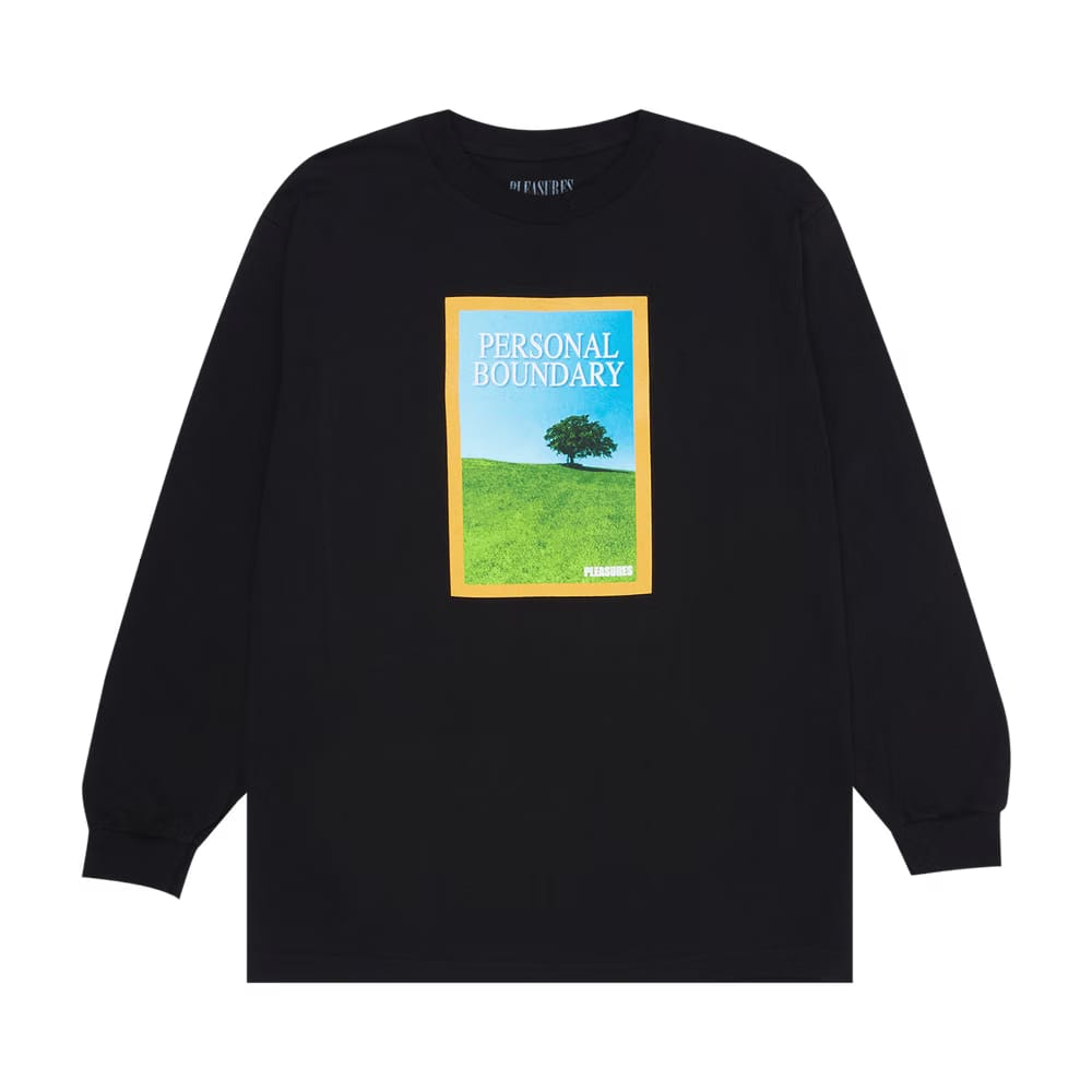 Pleasures Boundary Long-Sleeve T-Shirt Black
