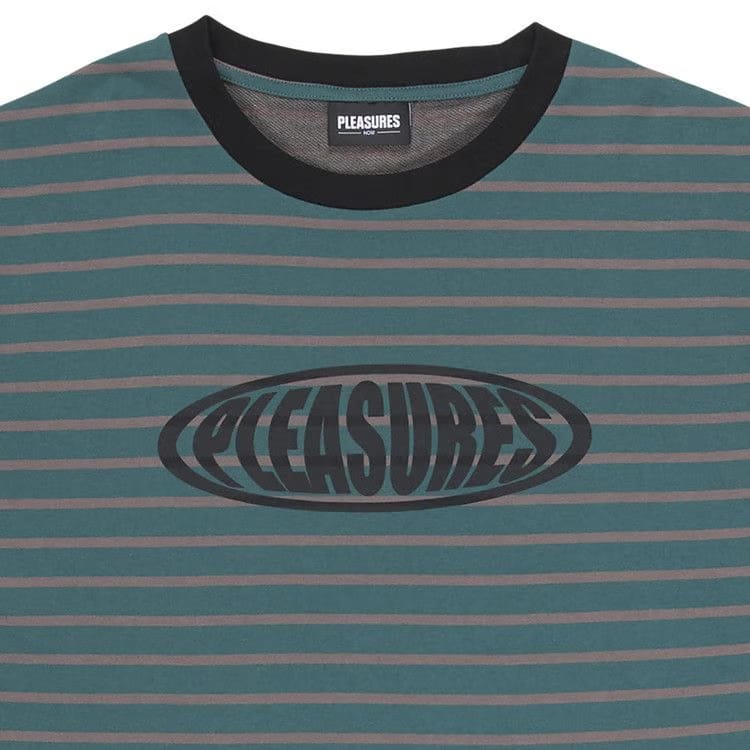 Pleasures Sports Striped Shirt Green