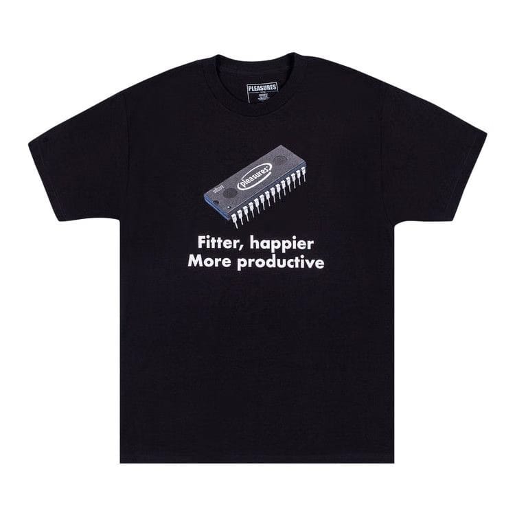 Pleasures Happier T-Shirt Black