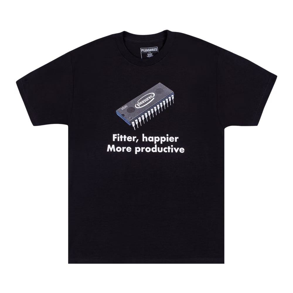 Pleasures Happier T-Shirt Black