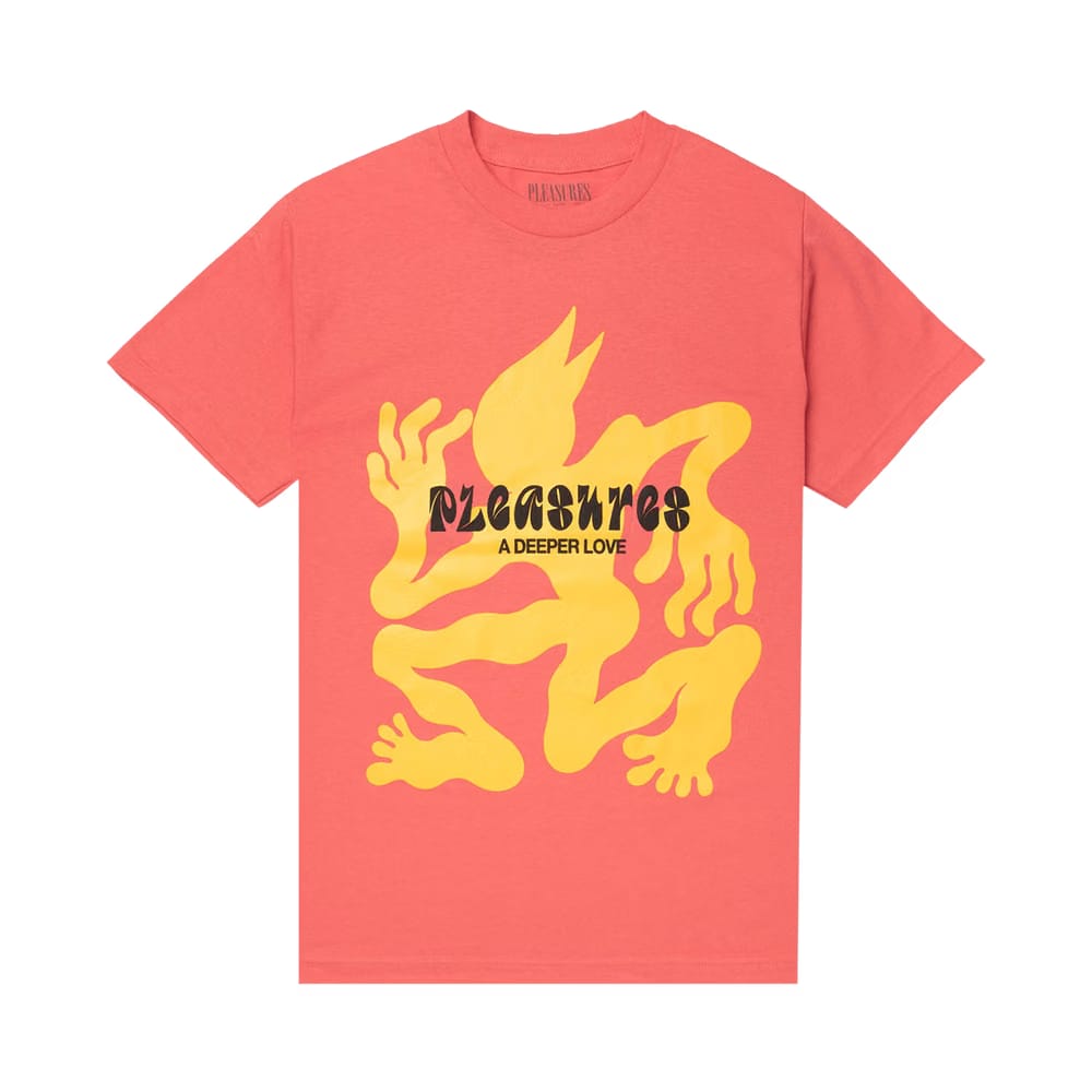 Pleasures BMPS T-Shirt Coral