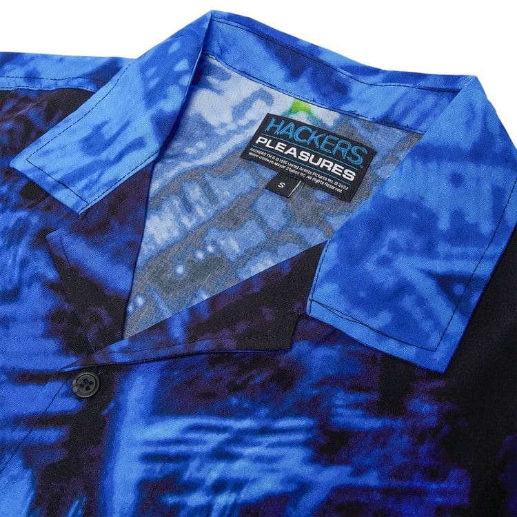 Pleasures Virus Rayon Button Down Black
