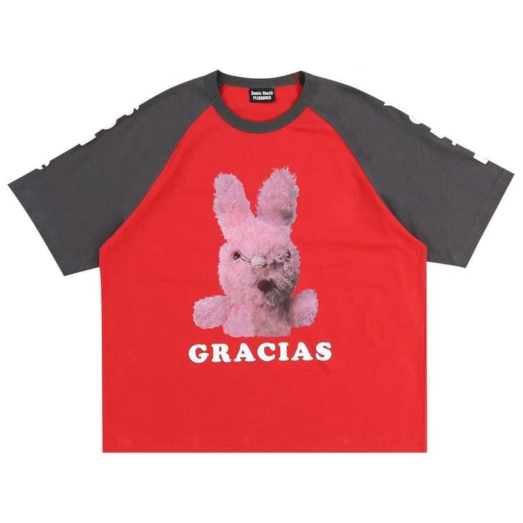 Pleasures Gracias Raglan T-Shirt Red