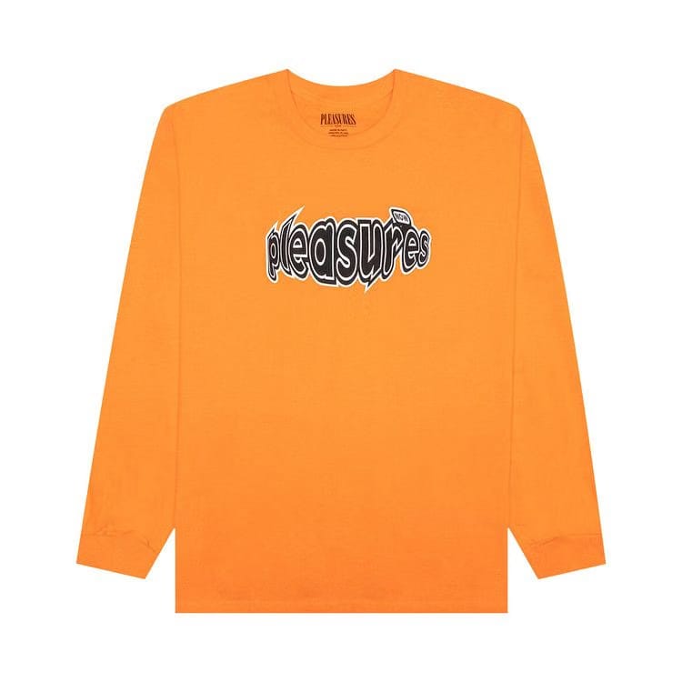 Pleasures Strain Logo Long-Sleeve T-Shirt Orange