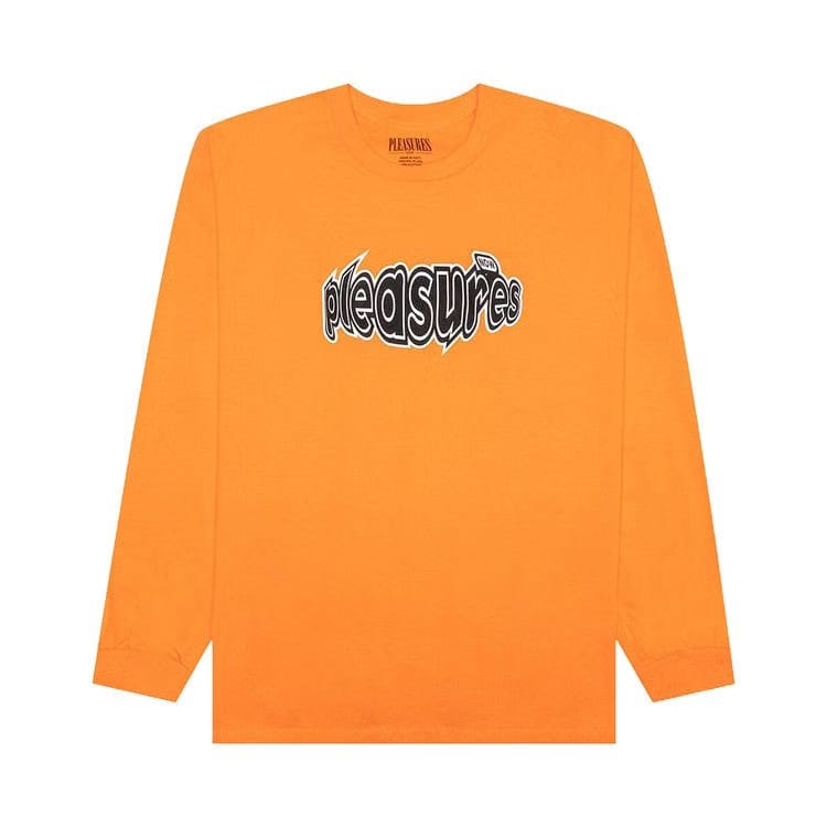 Pleasures Strain Logo Long-Sleeve T-Shirt Orange