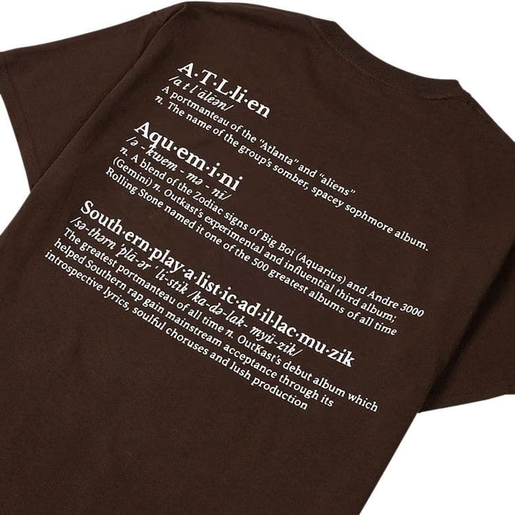 Pleasures Vocabulary T-Shirt Brown