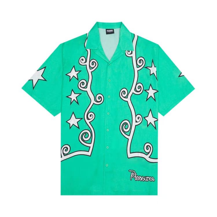 Pleasures Fury Button Down Green