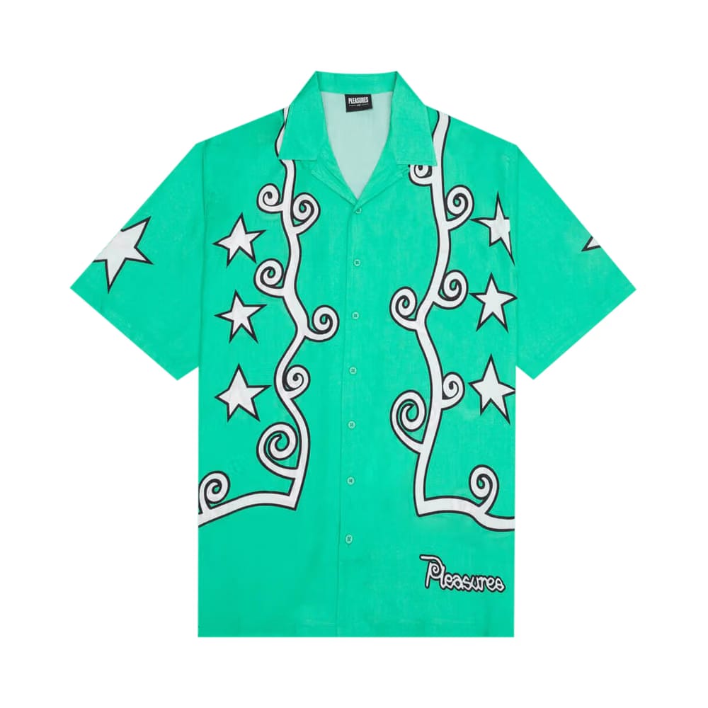 Pleasures Fury Button Down Green