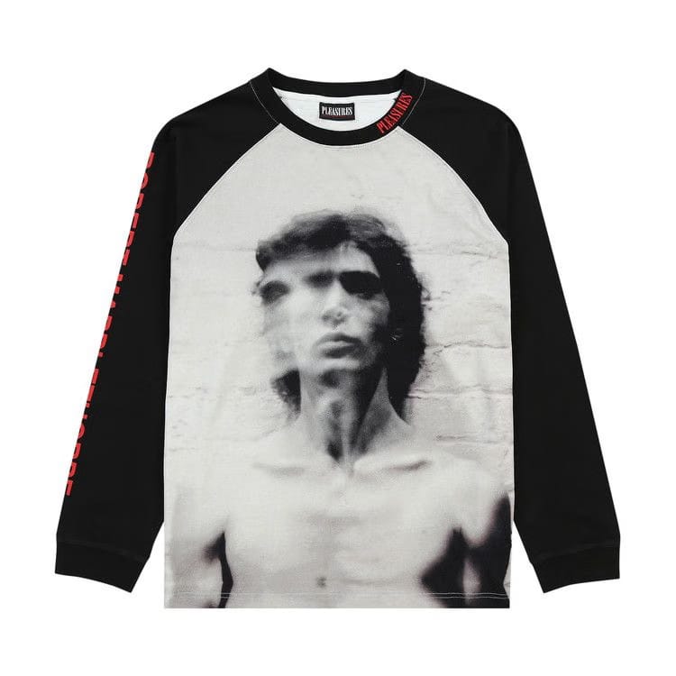 Pleasures Self Portrait Raglan Long-Sleeve Black