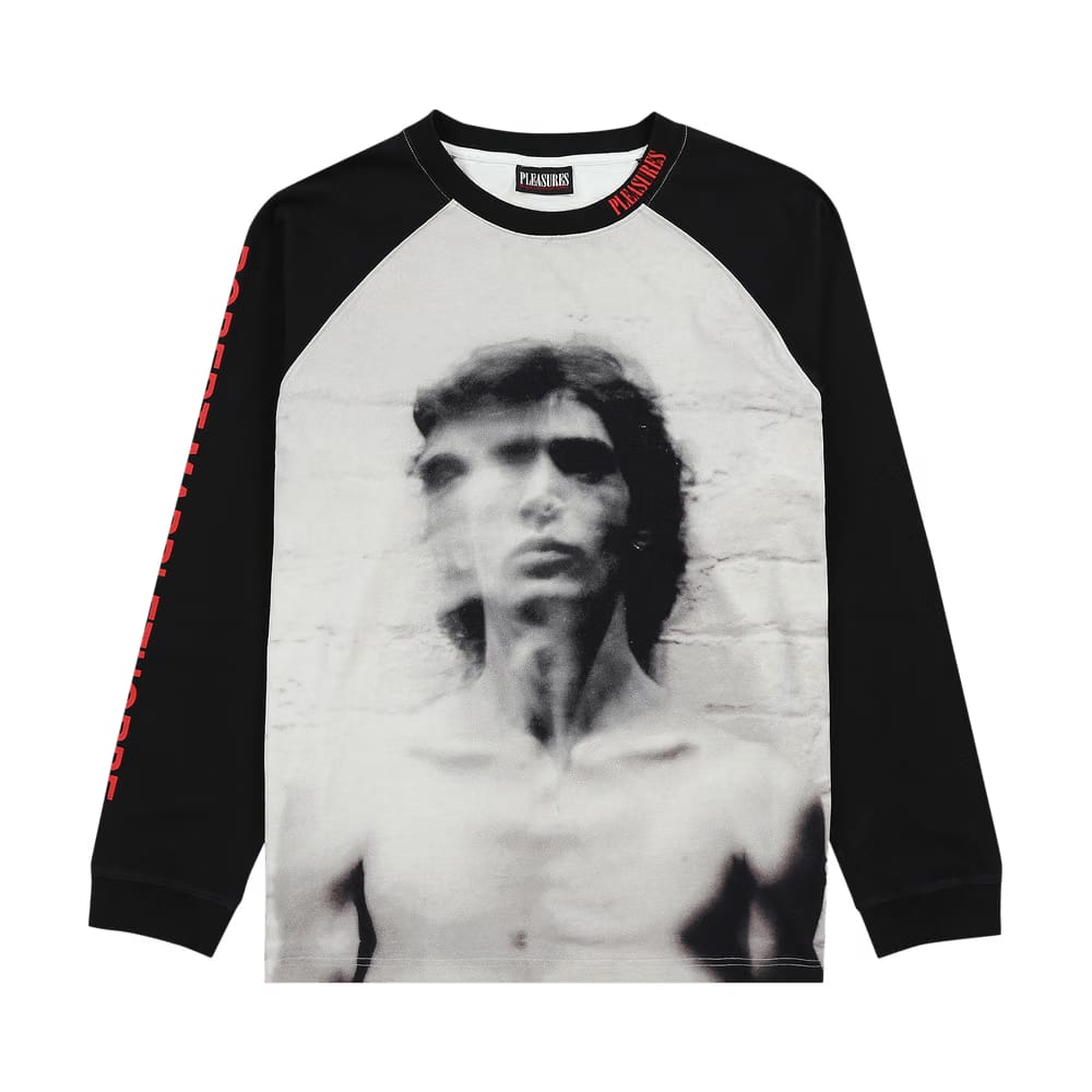 Pleasures Self Portrait Raglan Long-Sleeve Black