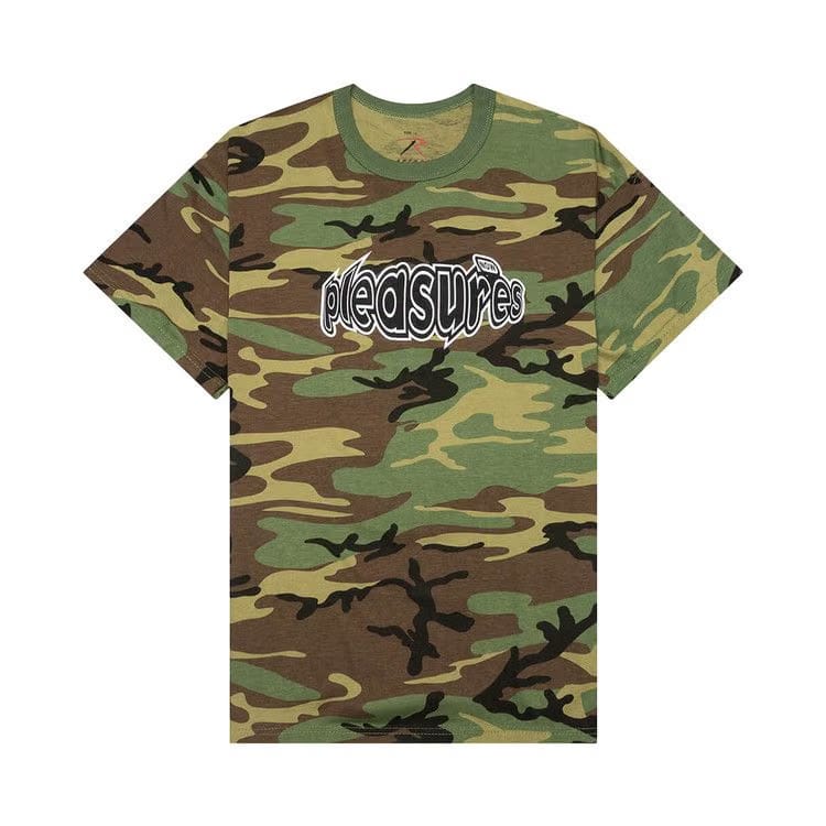 Pleasures Strain Logo T-Shirt Camo