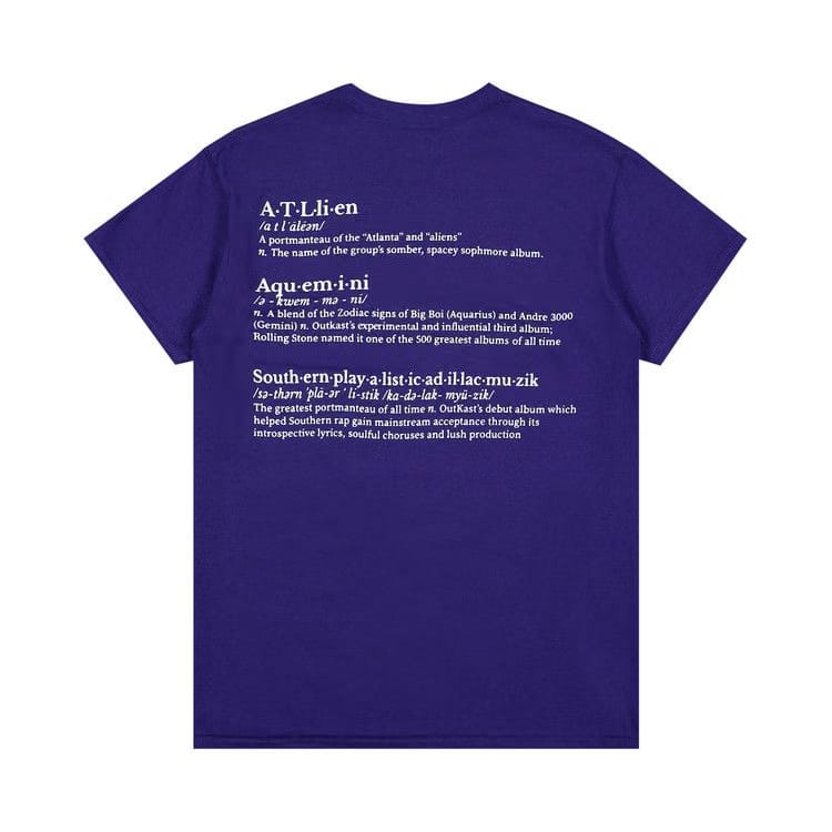 Pleasures Vocabulary T-Shirt Purple