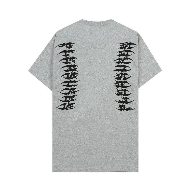 Pleasures Ripped T-Shirt Heather Grey