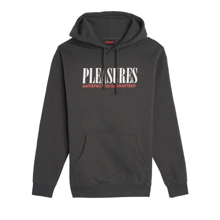Pleasures Satisfaction Hoodie Asphalt
